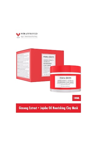 Maru.derm Ginseng Özü + Jojoba Yağı Besleyici Maske 100 Ml Sku: Smg8690010408648