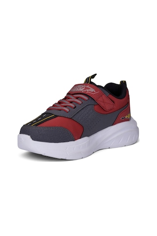 Nstil Günlük Erkek Çocuk Spor Ayakkabı Cırtlı Lastik Bağcık Garaj Detaylı Taban Rahat Sneaker 58272 Kırmızı