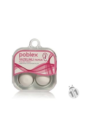 Poblex Vazelinli Pamuk Kulak Tıkacı 4 Lü