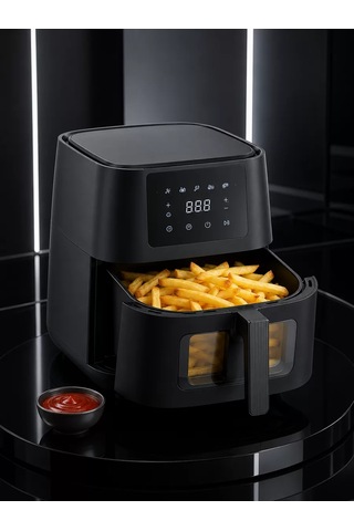Yağsız Yemek Pişirme İçin Dijital Air Fryer Fritöz 3344604