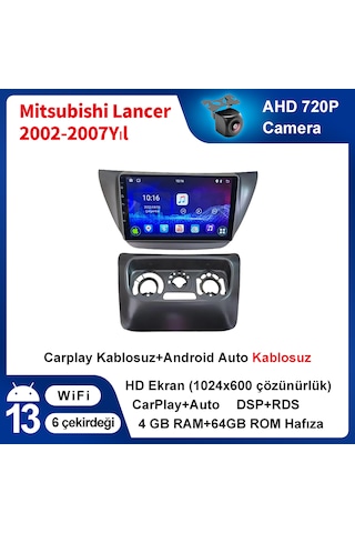 Mitsubishi Lancer 2007-2015yıl 4gb Ram 64gb Rom Carplay Multimedy