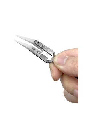 Homyl Cımbız Isıya Dayanıklı El Seramik Sivri Paslanmaz Stil B