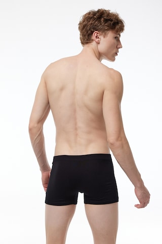 Malabadi Erkek 3'lü Siyah Premium Collection Modal Boxer 3m251