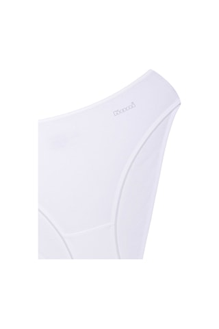 Kom Kadın 5li Ekonomik Paket Pamuk Modal Slip Külot Beyaz