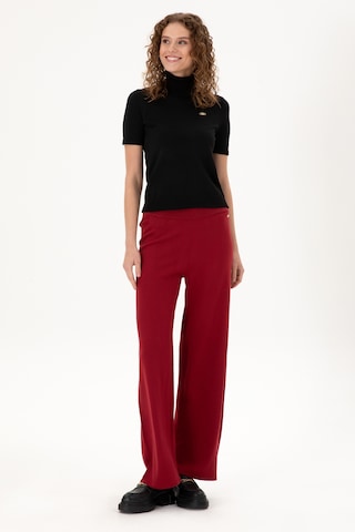 U.S. Polo Assn. Kadın Vişne Loose Fit Triko Pantolon 50297151-VR223