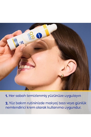 Nivea Q10 Spf50 Gündüz Yüz Bakım Kremi 40 Ml