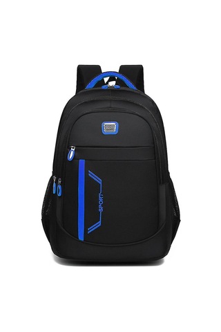 Ganzhoushop Sırt Çantası Kadın Moda Büyük Kapasiteli Okul Çantası Ortaokul Öğrenci Seyahat Sırt Çantası Mavi Çok Renkli