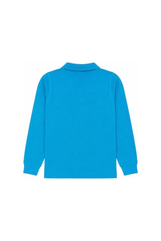 Beniizle Unisex Çocuk Uzun Kollu Polo Yaka Okul Tişört Turkuaz