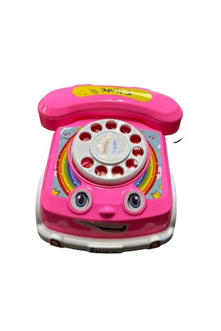 Çevirmeli Telefon Araba Pembe