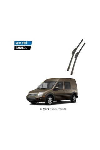 Ford Connect 2002-2013 2'li Ön Cam Sileceği Sağ Sol Silecek Takımı Muz Silecek