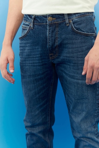 Lee Erkek Luke Slim Fit Düşük Bel Denim Esnek Jean Kot Pantolon L Lacivert