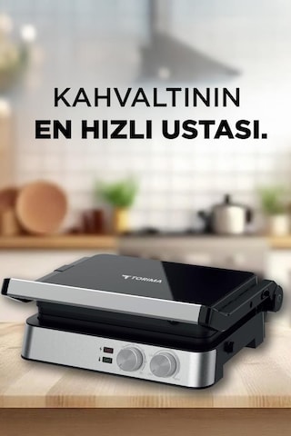 Torima TG-PRO300 2000w Paslanmaz Çelik Tost Izgara Makinesi Çıkarılabilir Plaka