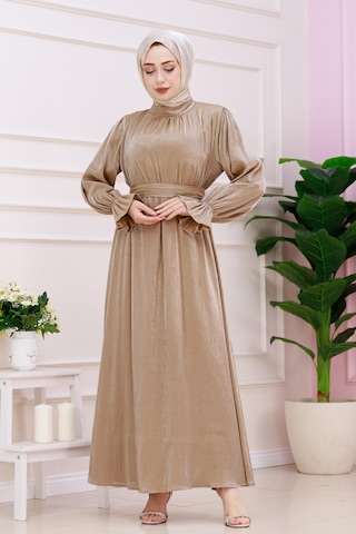 Kolu Volanlı Simli Alya Abiye-vizon-4868