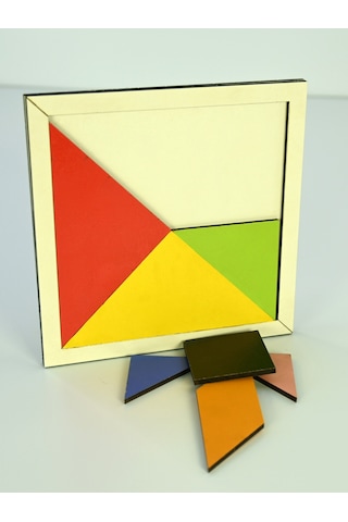 Capellawoodworks Tangram 7 Parça 4'lü Set