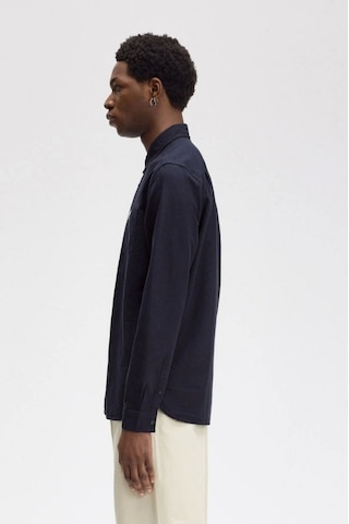 Fred Perry Erkek Lacivert Logolu Oxford Gömlek Çok Renkli