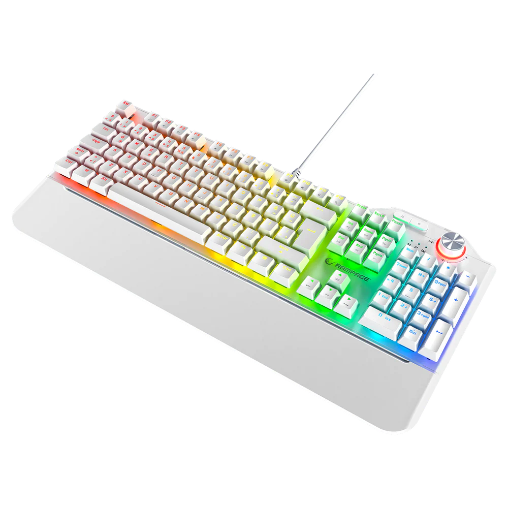Rampage Hydra R6 Full Color Rgb Led Red Switch Multimedya Mekanik Q Klavye