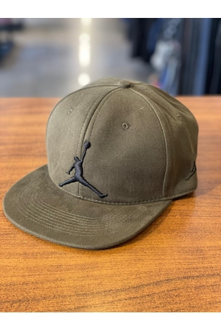 Air Jordan Haki Renk Hiphop Snapback Rapper Basket Cap Şapka