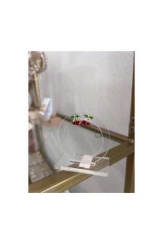 Linalya Jewelry Kiraz Küpe - Model 228 Çok Renkli