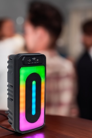 Thentech Güçlü Ses Kalitesi Rgb Işıklı Bluetooth 5.0 Bağlantılı Kaliteli Ses Uzun Süreli Şarj Mükemmel Kalite Siyah