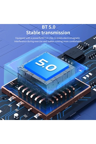 Moveevo Lenovo Thinkplus He05x Ⅱ Beyaz Boyun Bağlı Spor Bluetooth Kulaklık - Bt5.0, 5-6 Saat Kullanim Süresi, 10mm Hoparlör