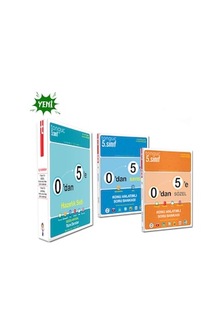 Tonguç 5. Sınıf 0 Dan 5 E Konu Anlatımlı Soru Bankası Set