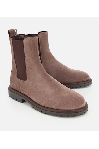 Hotiç Kadın Süet Deri Vizon Bilekte Düz Bot 01boh329200a450 01boh329200a450