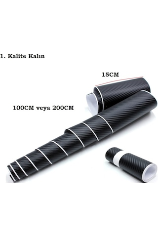 Polimer Karbon Fiber Folyo Yapıştırması 15 X 100 Cm