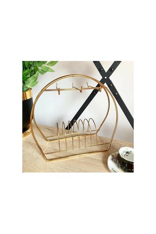 Home Altın Rengi Fincanlık Gold Fincan Standı Sorelis 6lı Sunum Gold Diğer