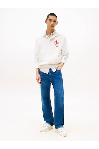 Tommy Hilfiger Tjm Rlx Colorblock M, Ae3 Krem Erkek Sweatshirt