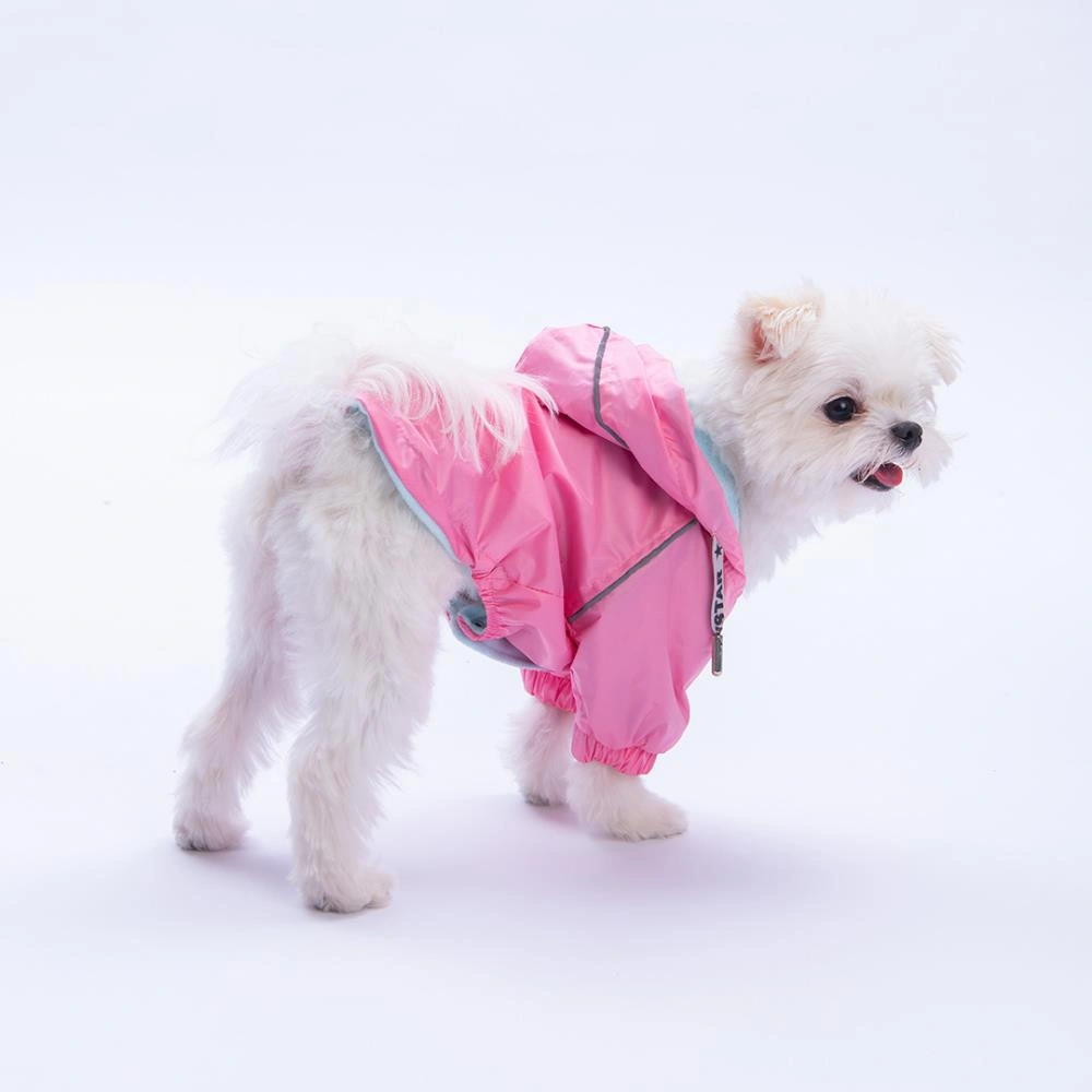 Pembe Pluvia V25 Köpek Mont Köpek Yağmurluk Köpek Kıyafeti Köpek Elbisesi