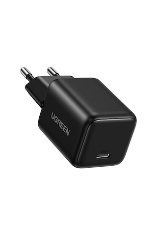 Ugreen 20w Gan Hızlı Şarj Cihazı Type-c Qc Pd 1xusb-c, Siyah, 55553