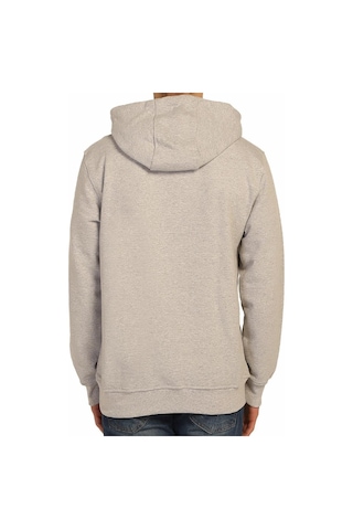 Bant Giyim - One Punch Man Saitama Gri Kapşonlu Sweatshirt Hoodie