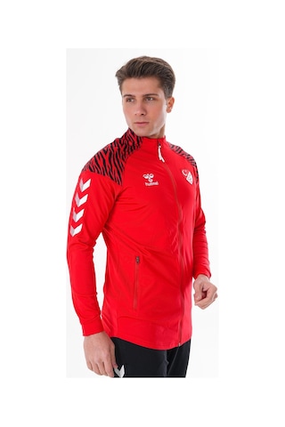 Hummel Tff Hakem Ders Ve Kamp Eşofman Üstü Kırmızı Kırmızı