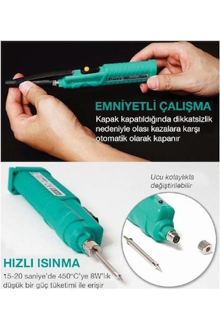Pro'skit Sı-b162 Pilli Kalem Havya
