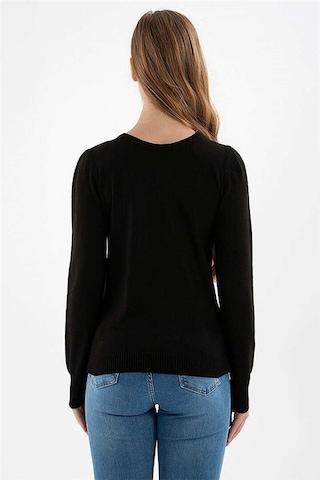 Fashion Friends Kadın Bisiklet Yaka Kazak 23k0245k1 Siyah