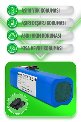 360 S9 Uyumlu Batarya 7000mah Li-ion Pil Ultra Kapasite