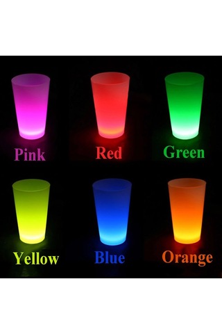 Mey İthalat Neon Parti Glow Bardak 1.5 Oz Karışık Renk 1 Adet Tekli