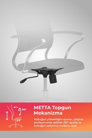 Ergolife Sit Air-180 Ergonomik Yönetici Koltuğu / Ofis Sandalyesi - 574.5d.40.2a2 Çok Renkli