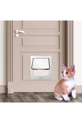 Homyl Dayanıklı Pet Flap Kapı Kitten Kitty Pencere Kapısı