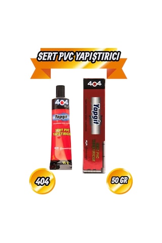 404 Sert Pvc Yapıştırıcı 50 Gr