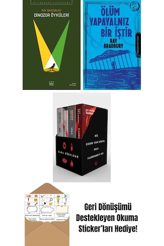 Dinozor Öyküleri + Ölüm Yapayalnız Bir İştir + Kara Dörtleme Kutu Set 4 Kitap