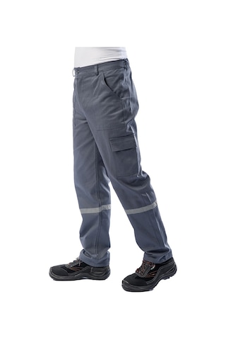 Myform 2958 Simplex 7/7 390 GSM %100 Pamuklu Kışlık Teknik İş Pantolonu Gri