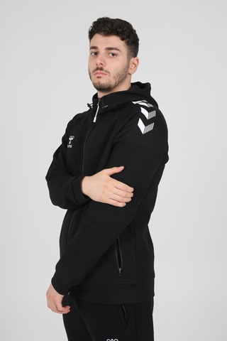 Hummel Armin Pro Pamuklu Sweatshirt Siyah