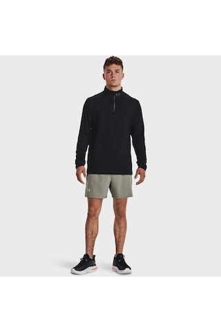Under Armour Launch Pro 1/4 Zip Erkek Siyah Polo Yaka Tişört