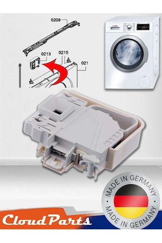Bosch Uyumlu/siemens/profilo Çamaşır Makineleri İle  Elektriksel Kapak Kilidi Cld luğu Sorunuz