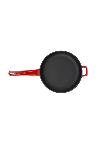 Lava Döküm Kızartma Tavası 20 CM Kırmızı