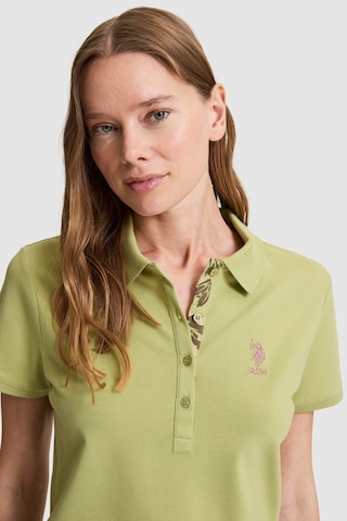 U.s. Polo Assn. Kadın Çağla Tişört Basic 50321798-vr016 Cagla