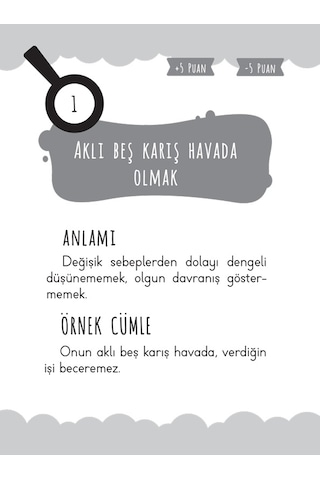 Oyunlarla Deyim Kartları - 50 Kart- Damla Yayınevi
