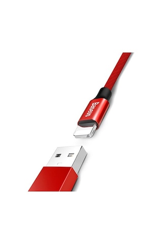 Baseus Yiven Lightning 1.2m. Kablo-Kırmızı