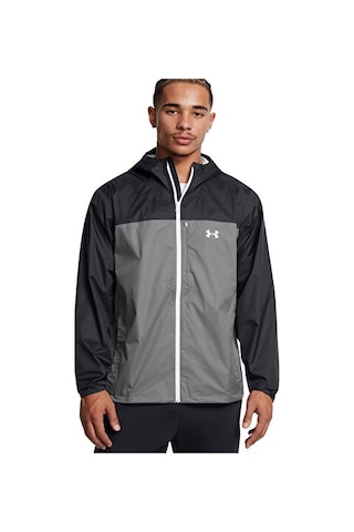 Under Armour Cloudstrike Colorblock Jkt Erkek Outdoor Yağmurluk Ceket 1381880-001 Siyah Siyah